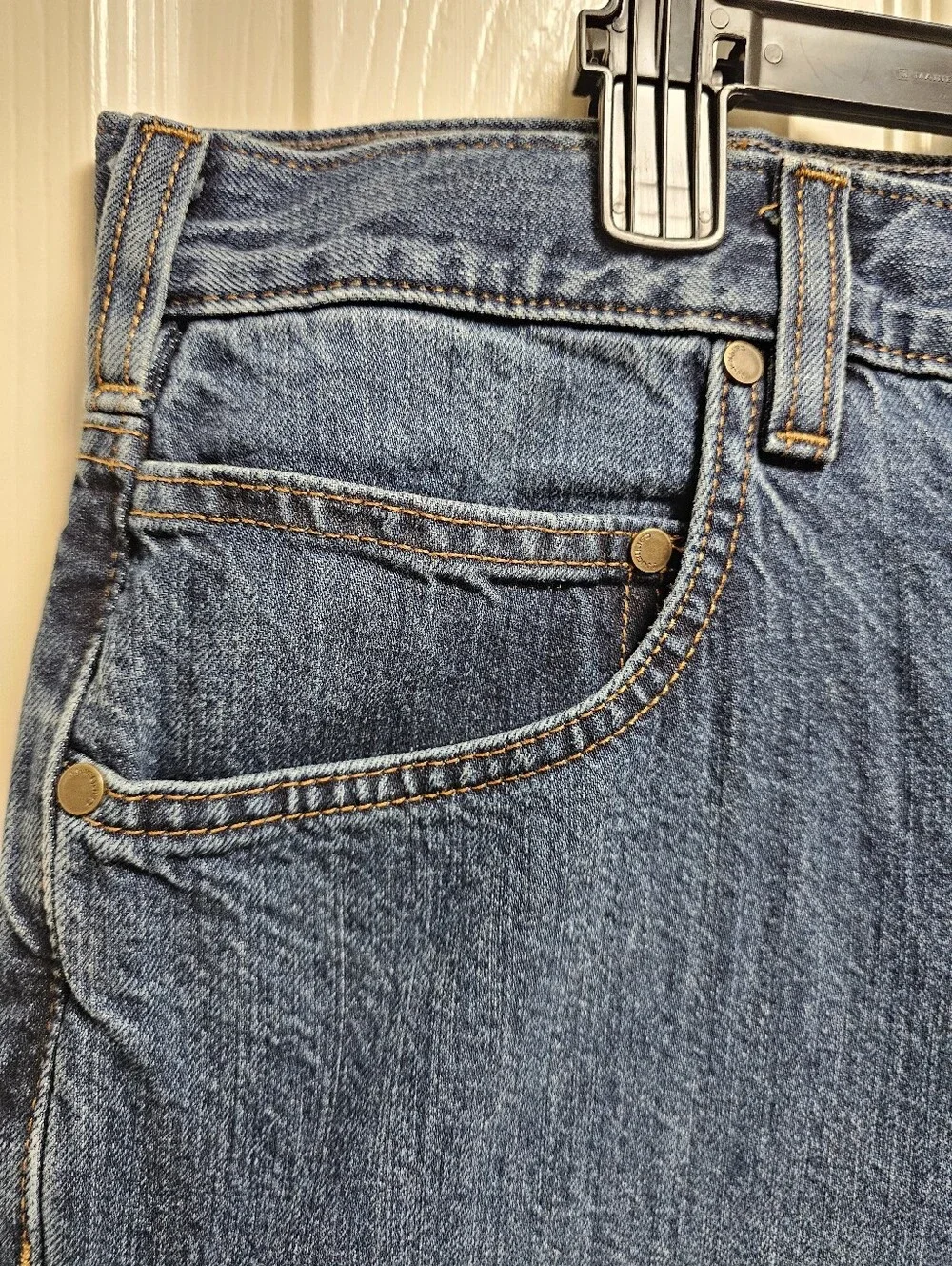Carhartt Relaxed Straight Jeans 40x36 NWT Blue Denim Workwear
